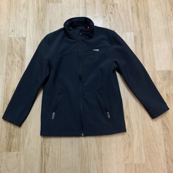 Spyder XTL Boys Softshell Black Jacket Durable Weather-Ready Size Med - Picture 3 of 9